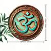 Tin Art Painting Metal Wall Decor 20x20cm Handmade Craft Home Decorative Plate