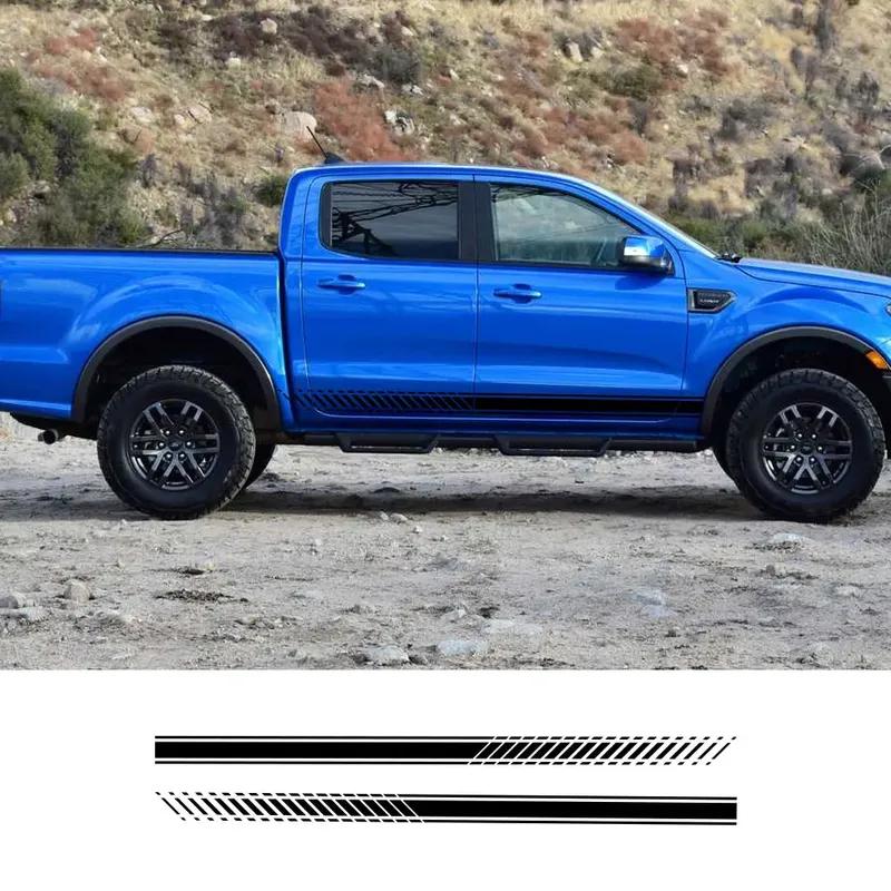 Pickup Door Side Stripes Stickers For For Ford Ranger F150 Chevrolet Silverado Toyota Hilux Volkswagen Amarok Auto Accessories