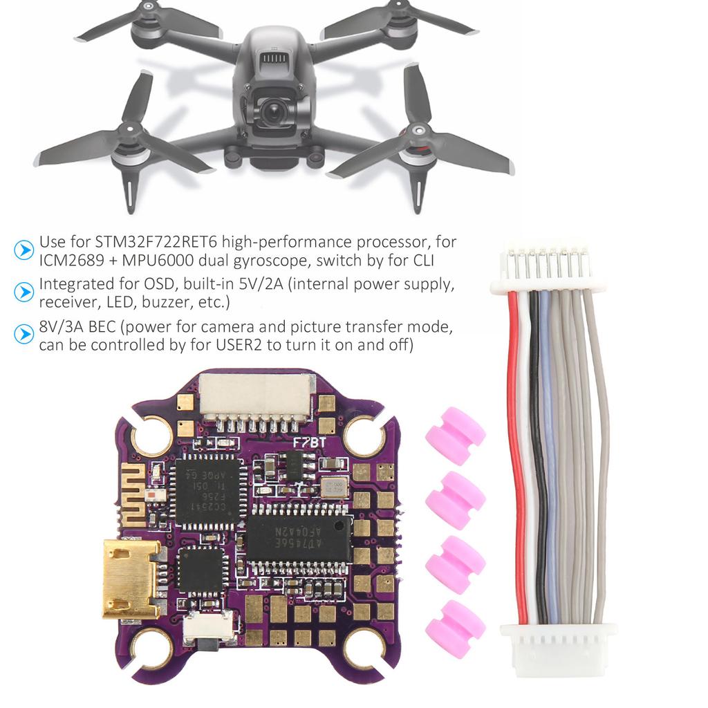 RC Quadcopters Flight Controller for OSD BEC 5V 8V Flight Controller Board for FPV