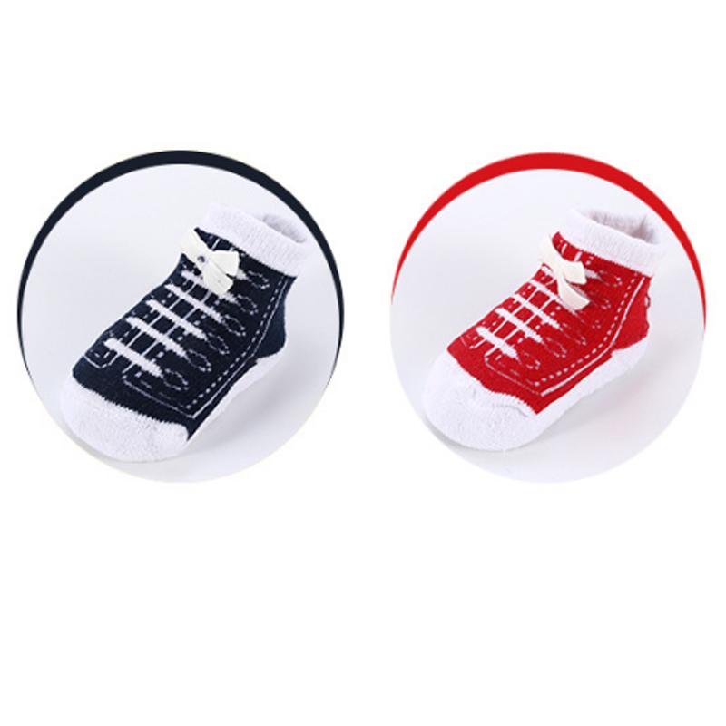 

2Pair/lot 0-12 months sports baby socks 0-12months