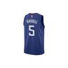 NBA Print Basketball Jersey, SW Fan Edition, Harrell No. 5 Men Tops Blue 864481-410