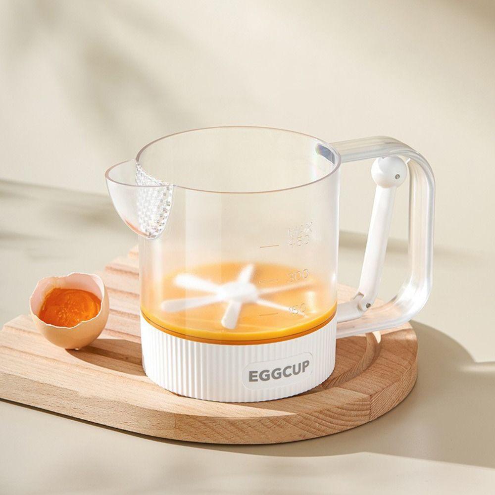 Efficient Egg Mixing Cup Clear Scale Kitchen Stirring Bottle Food Grade Egg Beating Cup  Home Use