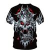 Men's Fashion 3D Printed Men's T-Shirt Round Neck Short Sleeve Trendy Street Wear