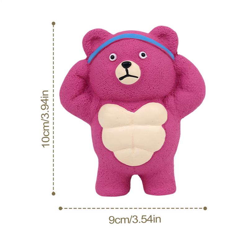 Latex Pet Chew Toy Funny Animal Chew Toys Latex Squeaky Toys Dog Toy Panda Soft Interactive Pet Supplies for Large Dogs & Medium