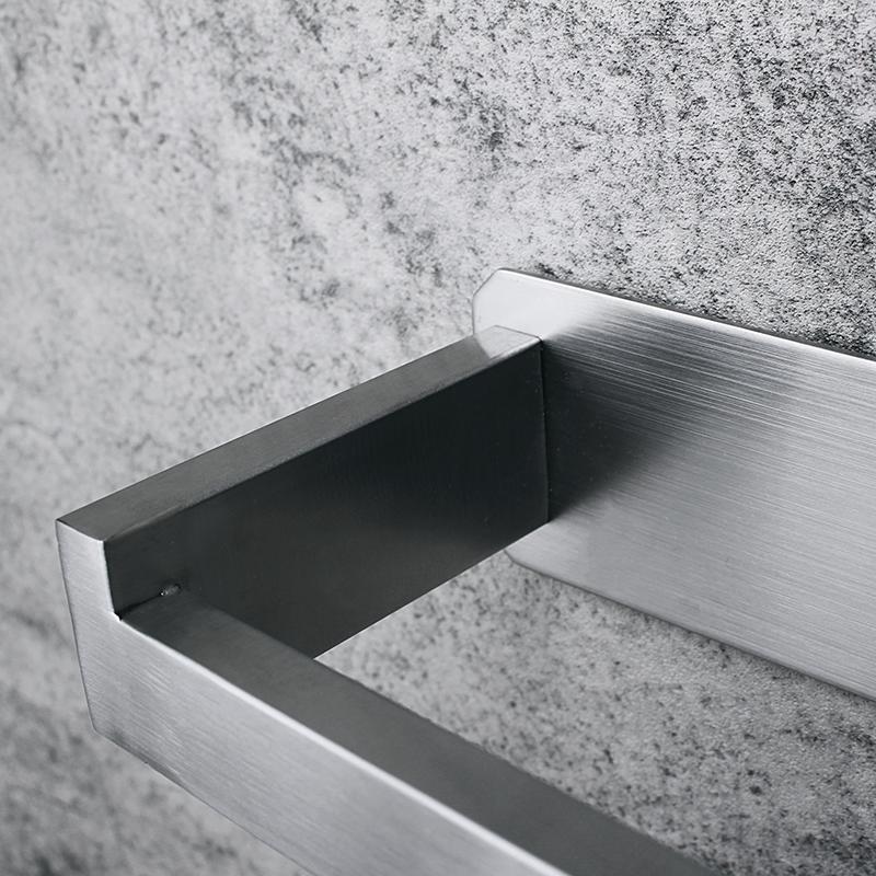Toilet Roll Paper Towel Toilet Wall Holder Stainless Steel Organizers Holder Bathroom Self Adhesive Punch-Free Rack Tissue
