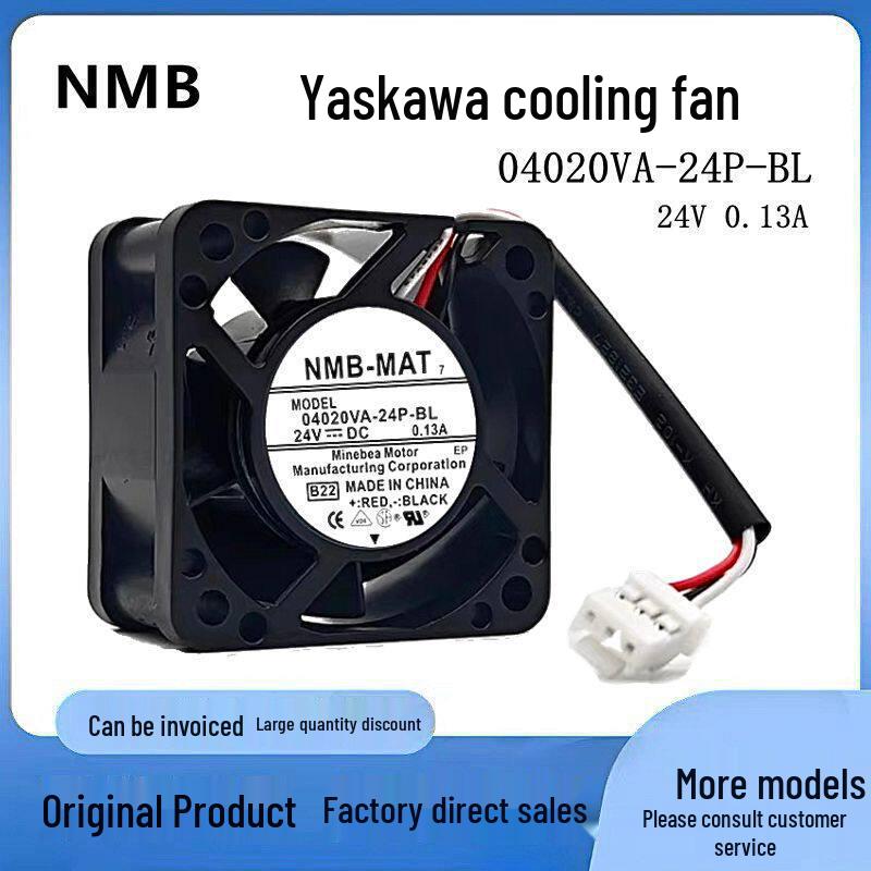 Yaskawa 24V 0.13A Drive Fan NMB 04020VA-24P-BL 06025SA-24Q-BL