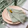 Table Runners Rustic Cotton Gauze Dining Burlap Retro Burr Texture Vintage Wedding Supplies Linen Home Christmas Decorations