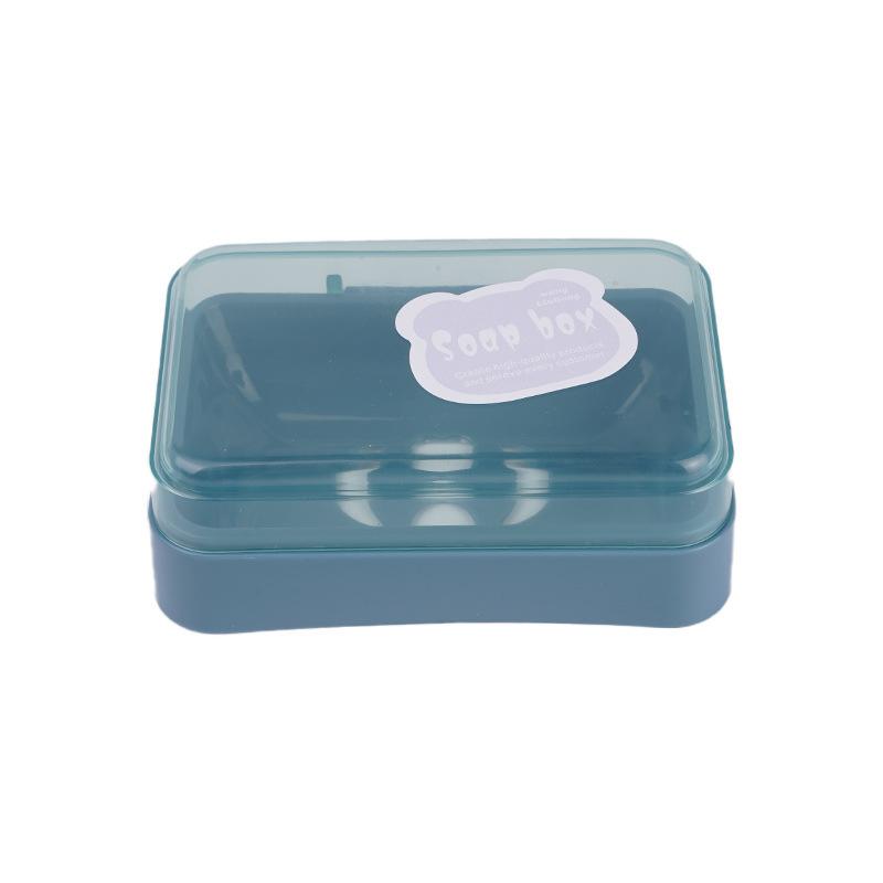 Flip-top Creative Lid-Equipped Drainable Portable Bathroom Soap Dish