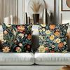 Vintage Floral William Morris Style Throw Pillow Covers Pattern Cushion Cover Suitable For Sofa Bedroom Car Pillow Cover