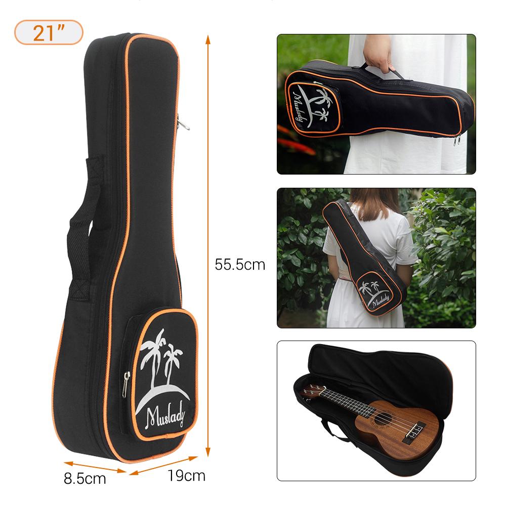 21 Inch Concert Ukulele Acoustic Hawaii Little Guitar +Tuner +Pick +Strap