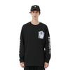 Bape Reflective Solid Camo Ape Head Relaxed Fit Pocket L/S Tee 1H80-111-011