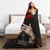 Warm Soft Blanket Picnic Anuel AA Throw Blanket Real Hasta La Muerte Flannel Bedspread Bedroom Colorful Sofa Bed Cover