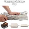 6PCS Travel Portable Compression Packing Cubes Waterproof Suitcase Luggage Organizer Zipper Foldable Storage Bags