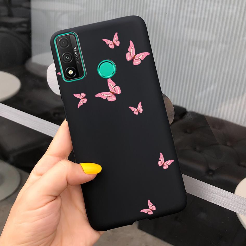 For Funda Huawei P Smart 2020 Case Coque Popular Lavender Flower Phone Case For Huawei P Smart 2020 6.21" Soft Shockproof Bumper