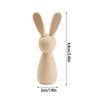 10x Wooden Peg Dolls Peg People Wood Pieces Doll Bodies for Party Handicrafts Projects Festival Flower Pots Boys Girls