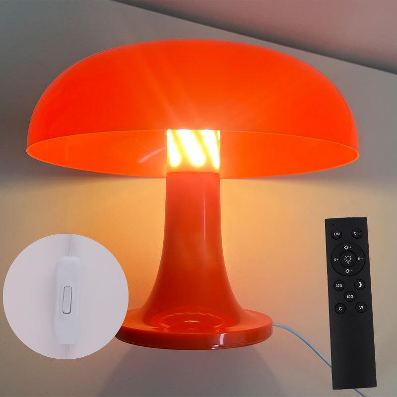 Современная скандинавская настольная лампа-гриб - Минималистичный ночник для спальни и гостиной