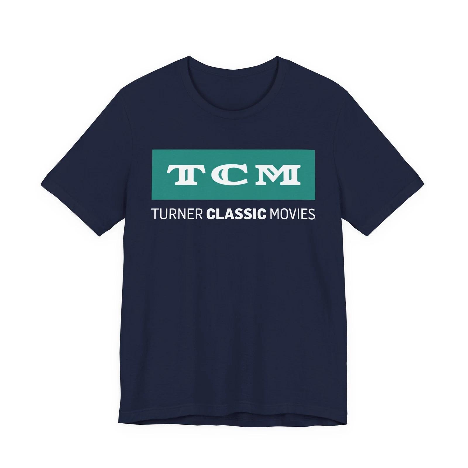 Men s and Women s T-shirts Turner Classic Movies Logo Funny Vintage Film TV Graphic S