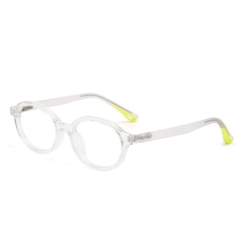 6-11 Years Old Kids Oval Anti Blue Light Glasses Kids Diopter Optical Myopia Hyperopia Eyeglass Frames