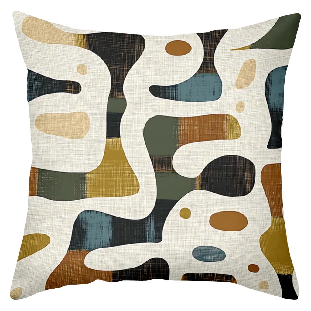 Modern Patterned Throw Pillows For Stylish Home Decor Polyester pillowcase, sofa decorative cushion cov Headboard Pillow