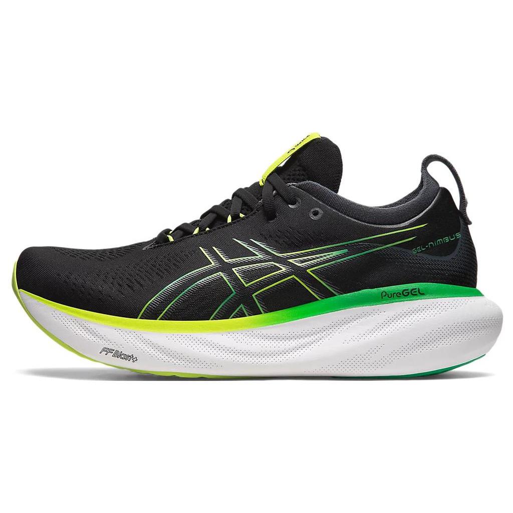 New Asics Gel Nimbus 25 Black Lime Zest 1011B547-003