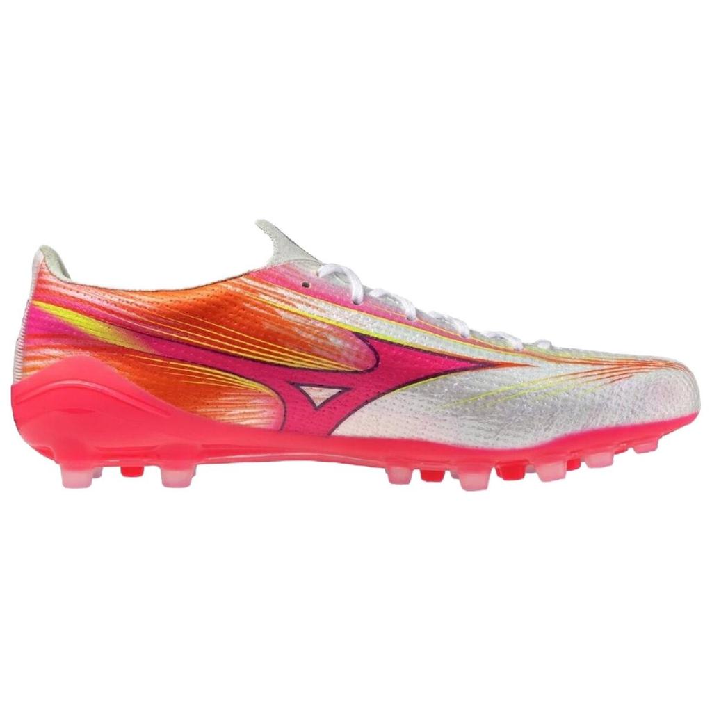 Mizuno Alpha III Elite Confortabil Versatil AG (Șuruburi scurte din cauciuc) Pantofi de fotbal din piele sintetică Unisex pantofi de fotbal Roșu P1GA266364