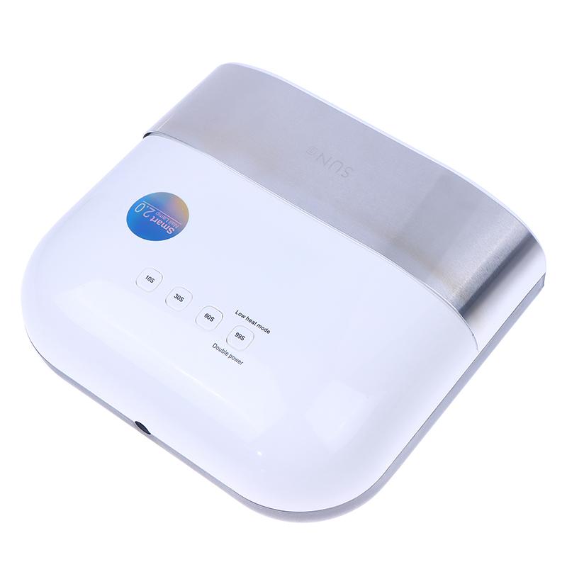 Nail Dryer Smart 2.0 48W Uv Led Lamp Nail With Smart Timer Memory Invisible Digital Timer Display Nail Drying Machine