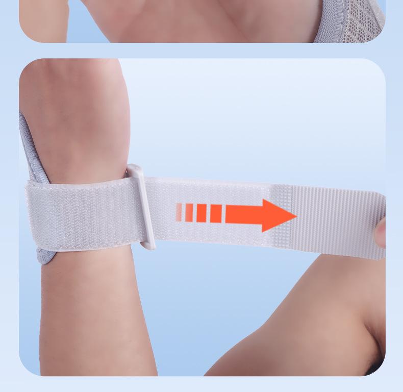 Thumb and Finger Fixation Strap for Hand Fracture and Sprain Rehabilitation.