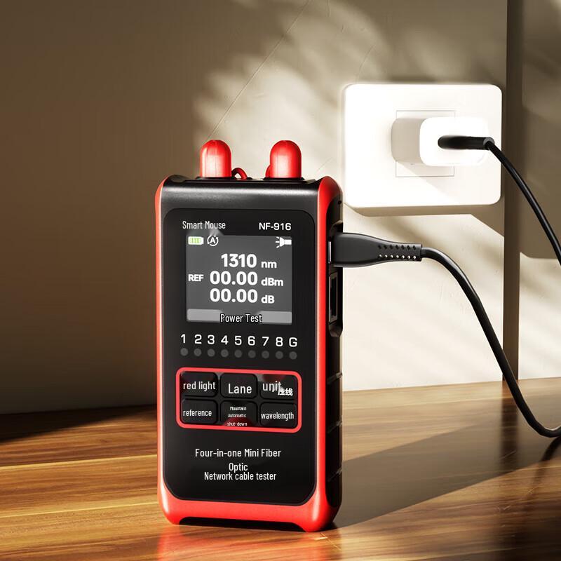 Jingmingshu NF-916 4-in-1 Mini Fiber Optic Tester (CN version)