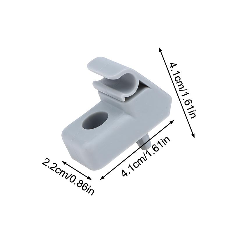1 Stück Sonnenblendenklemme Ersatz für 735478275 7355399311 735539312 735280780 PP-Material Auto-Halterung