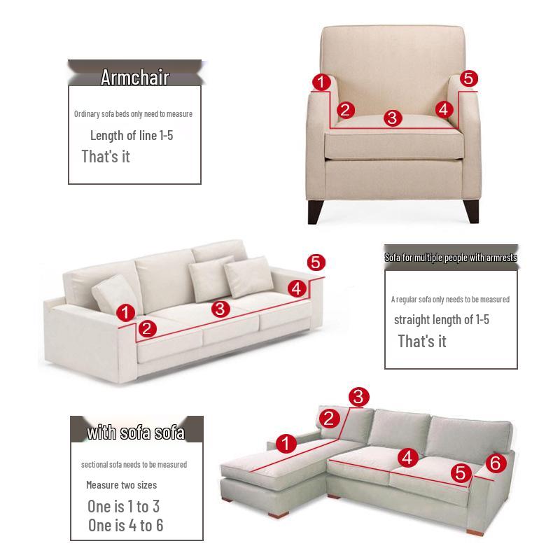 All-Season Elastic Sofa Cover and Cushion Set