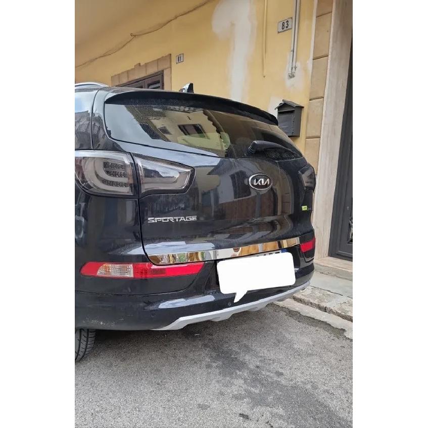 For KIA SPORTAGER R 2011 2012 2013 2014 2015 Stainless Steel Rear Door Trunk Lid Tailgate Strips Trims Car Styling Accessories