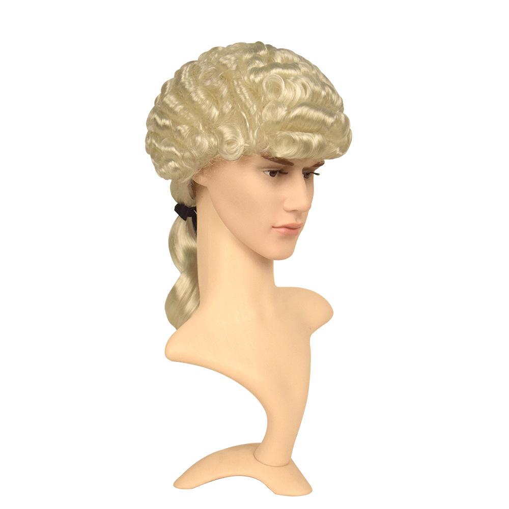 European and American style lawyer/judge wigs, long and short versions (2 pieces)