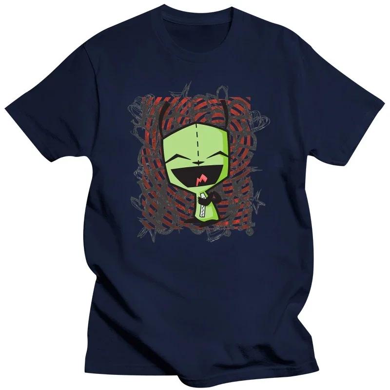 Happy Gir Classic Hip Hop TShirt Invader Zim Gaz Membrane Animated Leisure T Shirt Newest Stuff For Adult#Color(1)