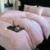 Milk Fleece Four-piece Set, Thickened Carved Fleece, Bed Sheet Quilt Cover, Bed Three-piece Set