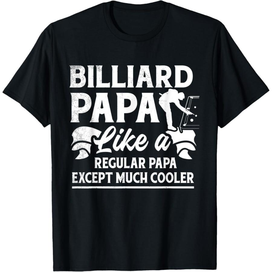 Billiards cooler regular PAPA funny theme T-Shirt(1) XXXXXL чёрный
