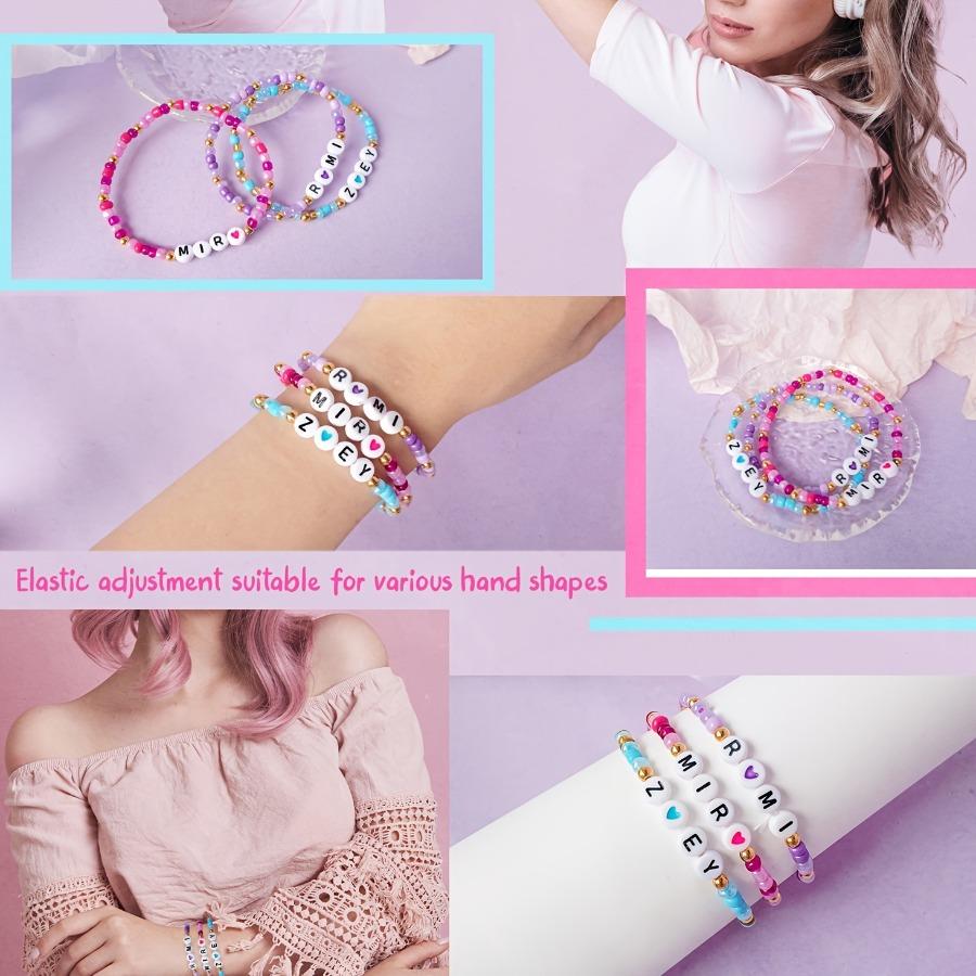 3pcs K-pop Bracelets | Fashion Mixed Color Acrylic Friendship Bracelets for Besties, Concert & Theme Party Accessories