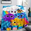 cute Bolofofos Print Flannel Blanket,High quality Comfortable for All Seasons,Home Decor,Warmth and Comfort,Perfect for Christmas Gifts