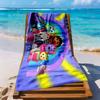 Cartoon Cute Gabbys5 Beach Towel High Absorbency & Quick-Dry Comfortable Lightweight