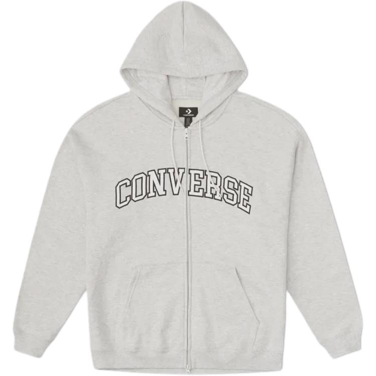 

New Converse Jackets Coats Men s Gray 10027083-A04 XL
