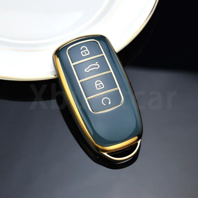 Soft TPU Car Remote Key Case Cover Shell Fob Holder for Chery Tiggo 8 2022 Pro 7 Arrizo 5 Tiggo 8 Plus New 5 plus 7pro 2022 Max
