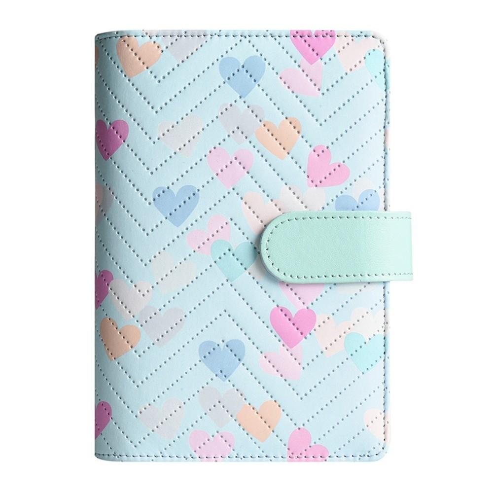 A6 Binder Notebook PU Leather Savings Book Creative Budget Binder  for Cash Budget Storage