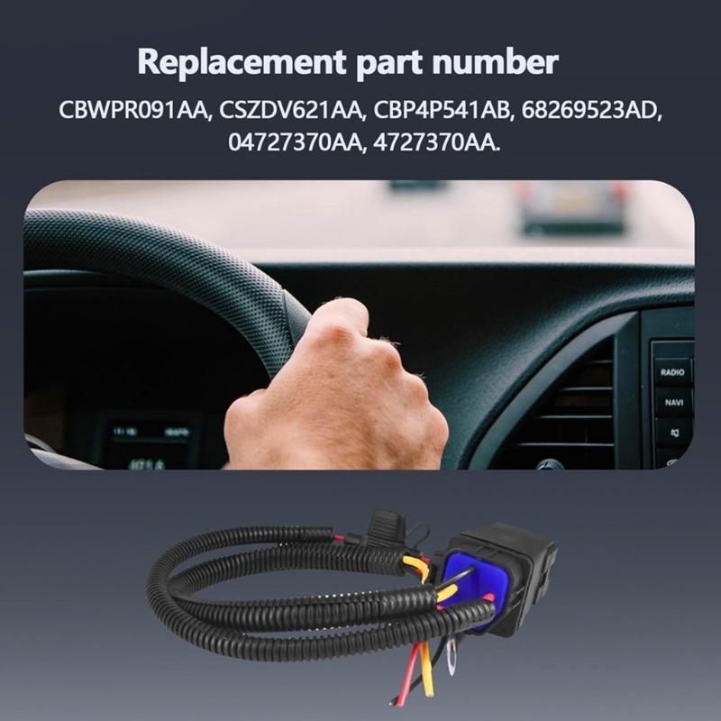 Upgraded Wiring Harness Set 68269523AD Replacement  &  Wiring Harness Brass for Fuel Pump for Ram1500