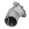 Angled Boat Deck Fill Cap 316 Stainless Steel Marine Deck Water Fuel Fill Cap for Yacht Fishing Boat Speedboat RV 2inch