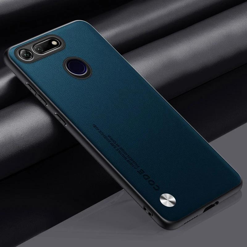 

Luxury PU Leather Case For Honor View 20 Back Cover Matte Silicone Protection Phone Case For Honor 20 Pro 20S Honor20 S Coque For Honor 20 Pro