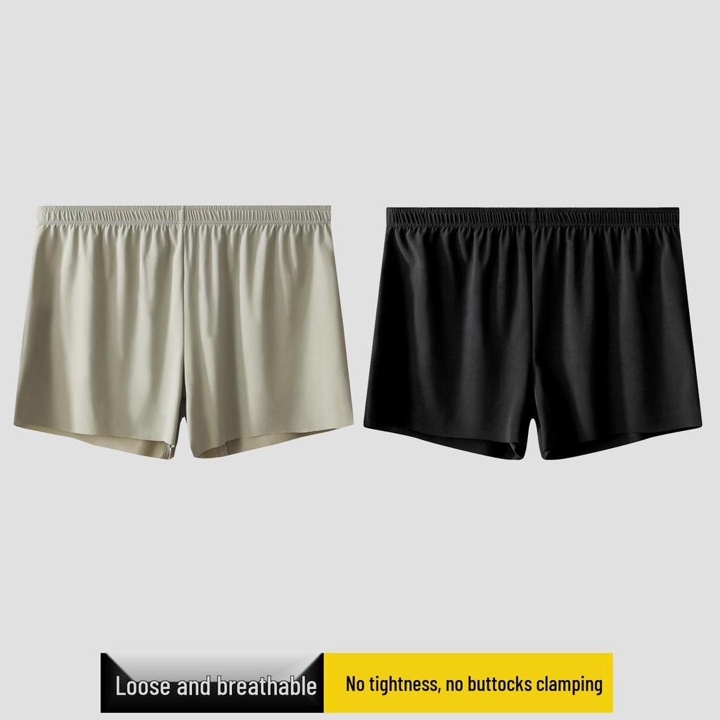 Neue Sommer Eis Seide Übergröße Herren Freizeit Satin Hose