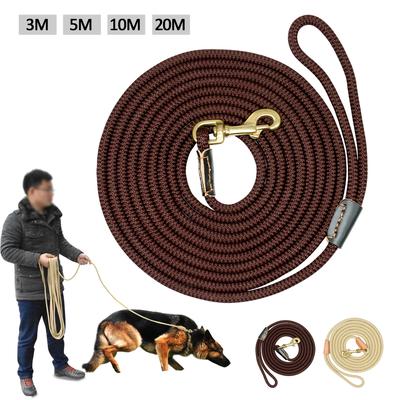 Correa Duradera para Rastreo de Perros Nylon Correas Largas Cuerda Adiestramiento de Mascotas Paseo Correas 3m 5m 10m 20m Para Perros Medianos Grandes Antideslizante