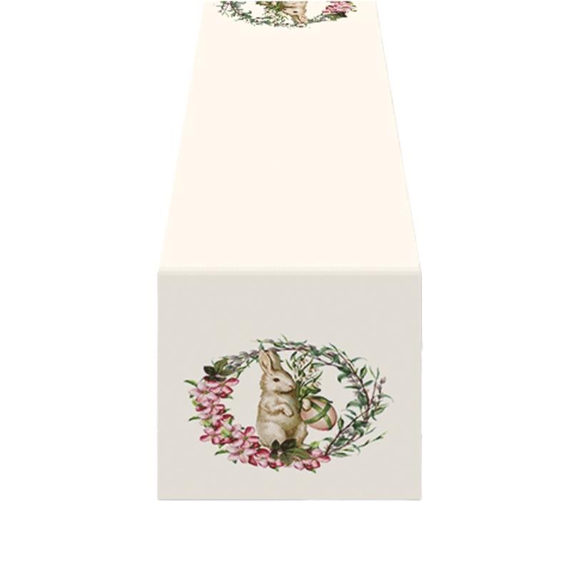 Праздничная пасхальная скатерть-дорожка со скатертью Идеально для праздничного декора Разноцветная 180CM