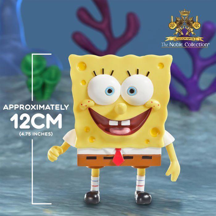 Figurine d'action - The Noble Collection - Bendable SpongeBob - Articulée - Durable - 9.5x6x11.5 cm