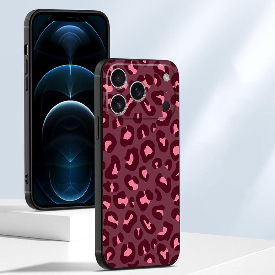 Case for Apple iPhone 17 Pro Max XR XS MAX 14 12 15 Pro 7 8 Air 16 13 11 Funda Phone Cover Leopard Print