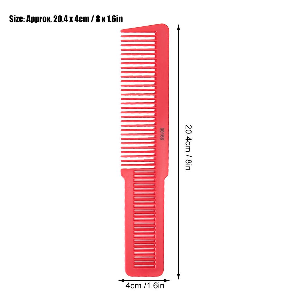 5pcs Professional Barber Shop Comb AntiStatic Haircut Massage Comb Hairdressing Tool